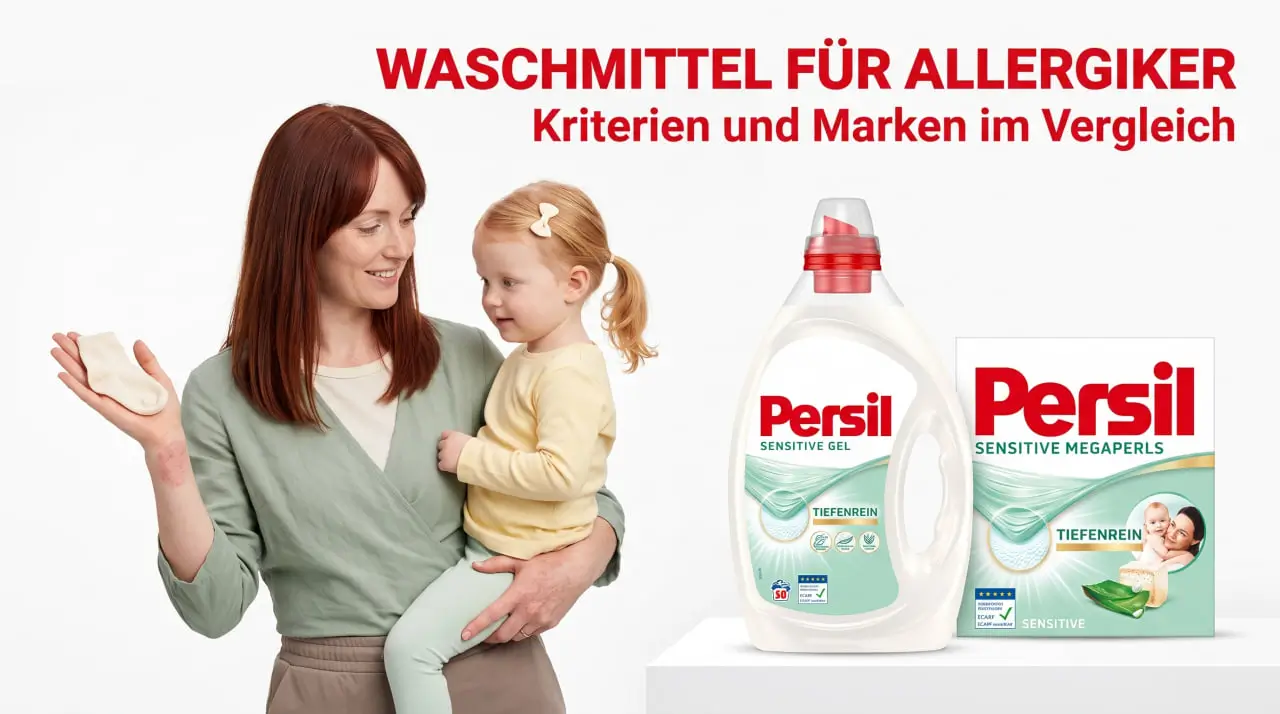 Waschmittel für Allergiker: worauf es ankommt